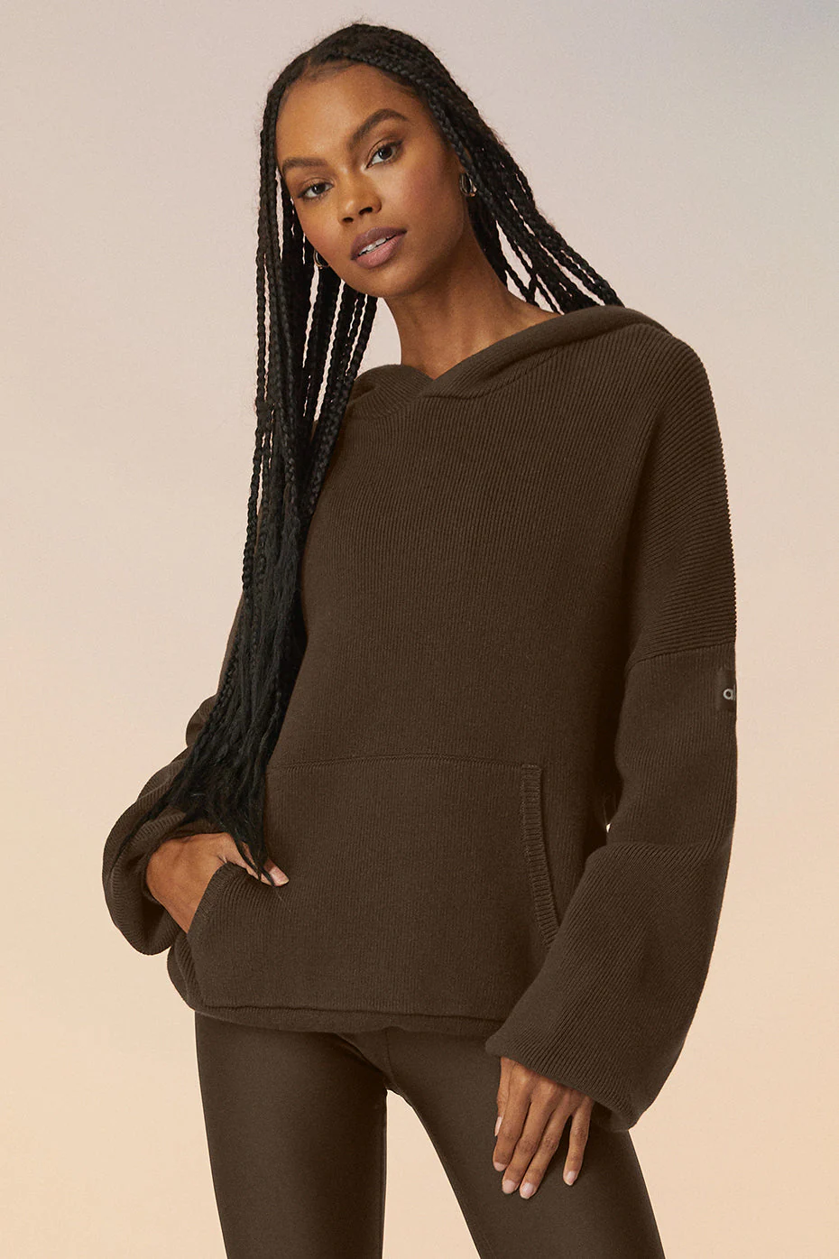 Scholar Hooded Sweater - Espresso