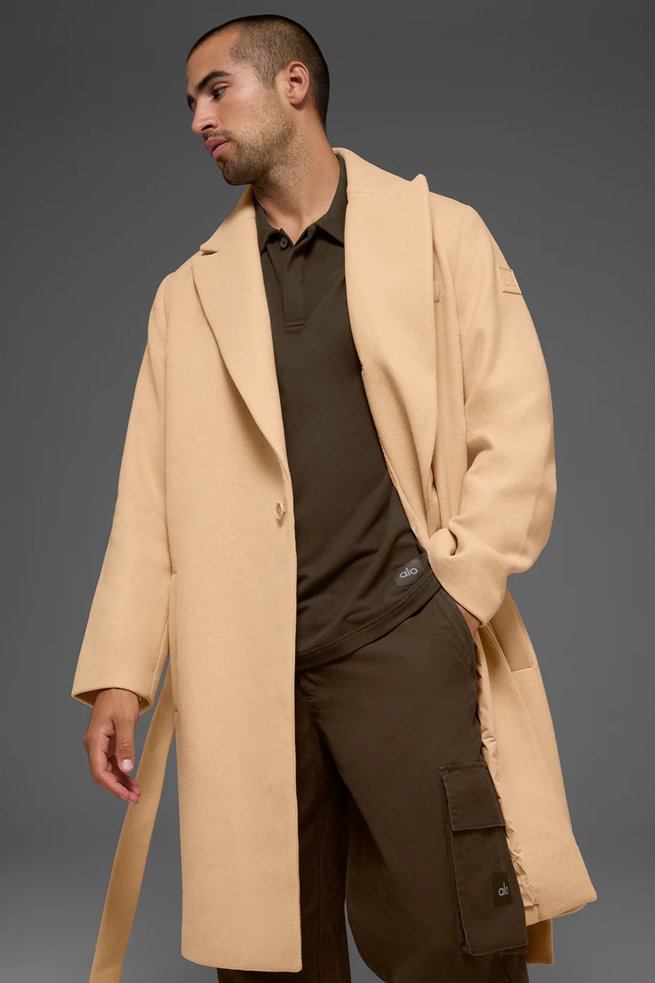 Wool Gameday Overcoat - Camel