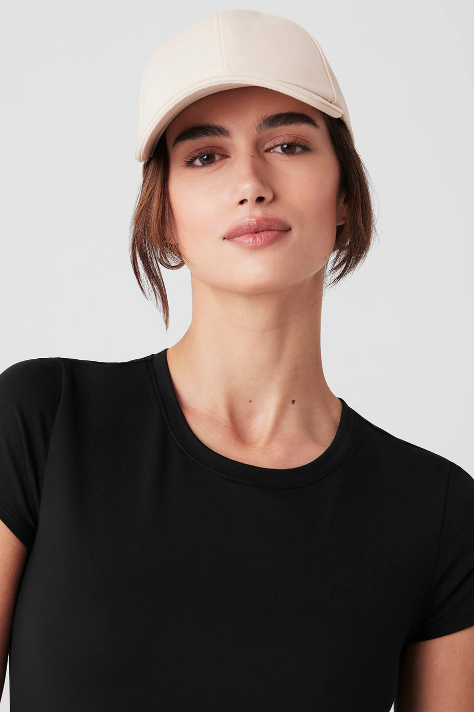 Satin Off-Duty Cap - Creme