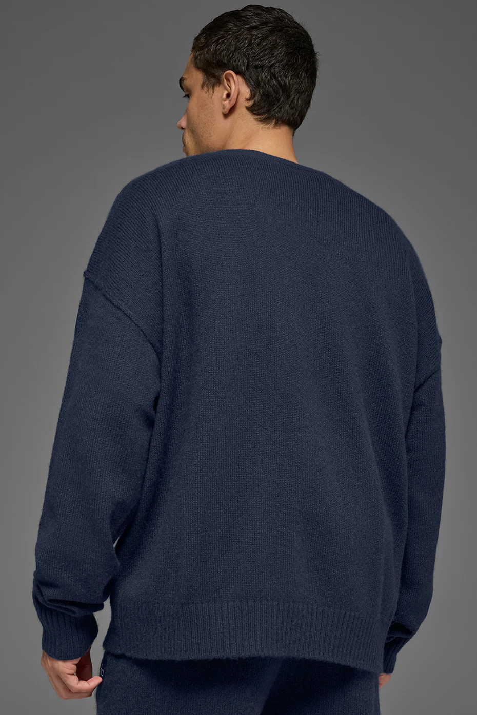 Unisex Wool?Cashmere New Class Crewneck Sweater - Navy