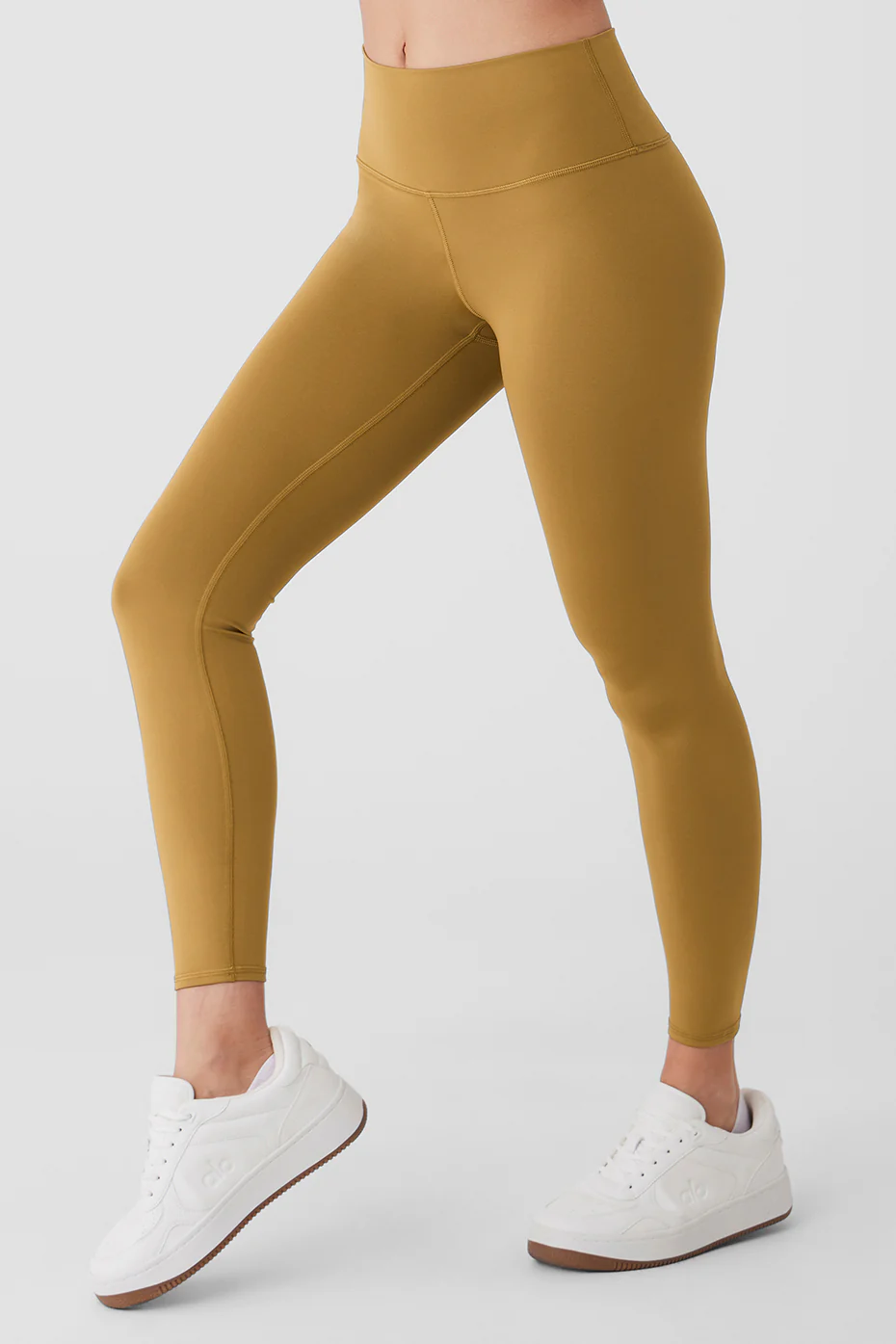 7/8 High-Waist Airlift Legging - Golden Olive Branch