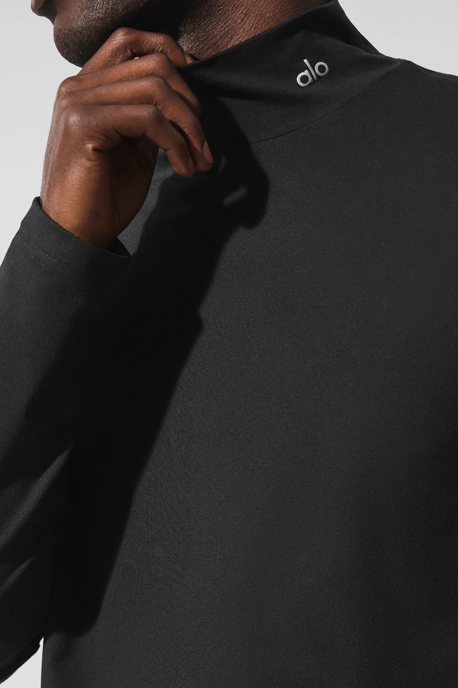 Conquer Reform Mock Neck Long Sleeve - Black