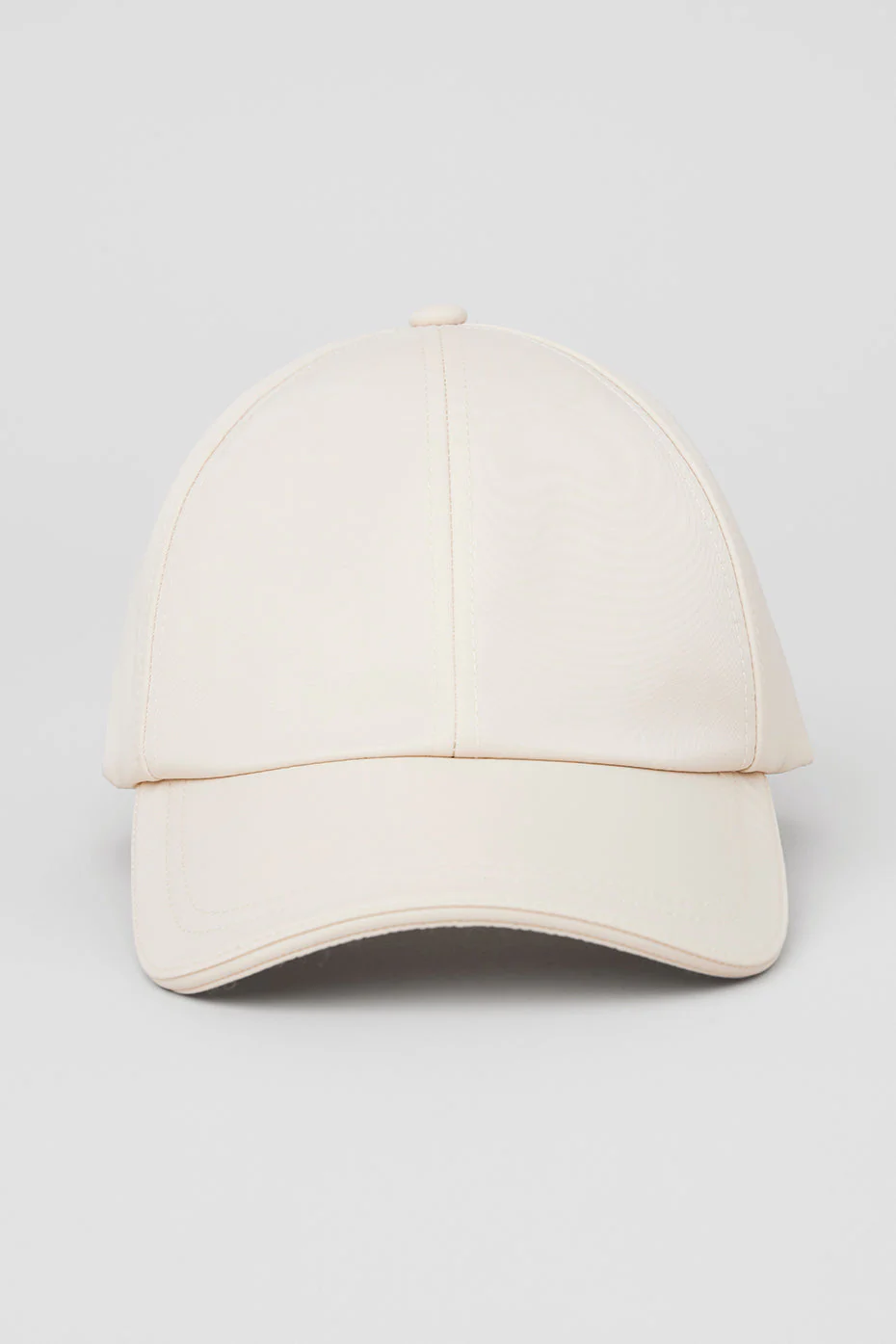 Satin Off-Duty Cap - Creme