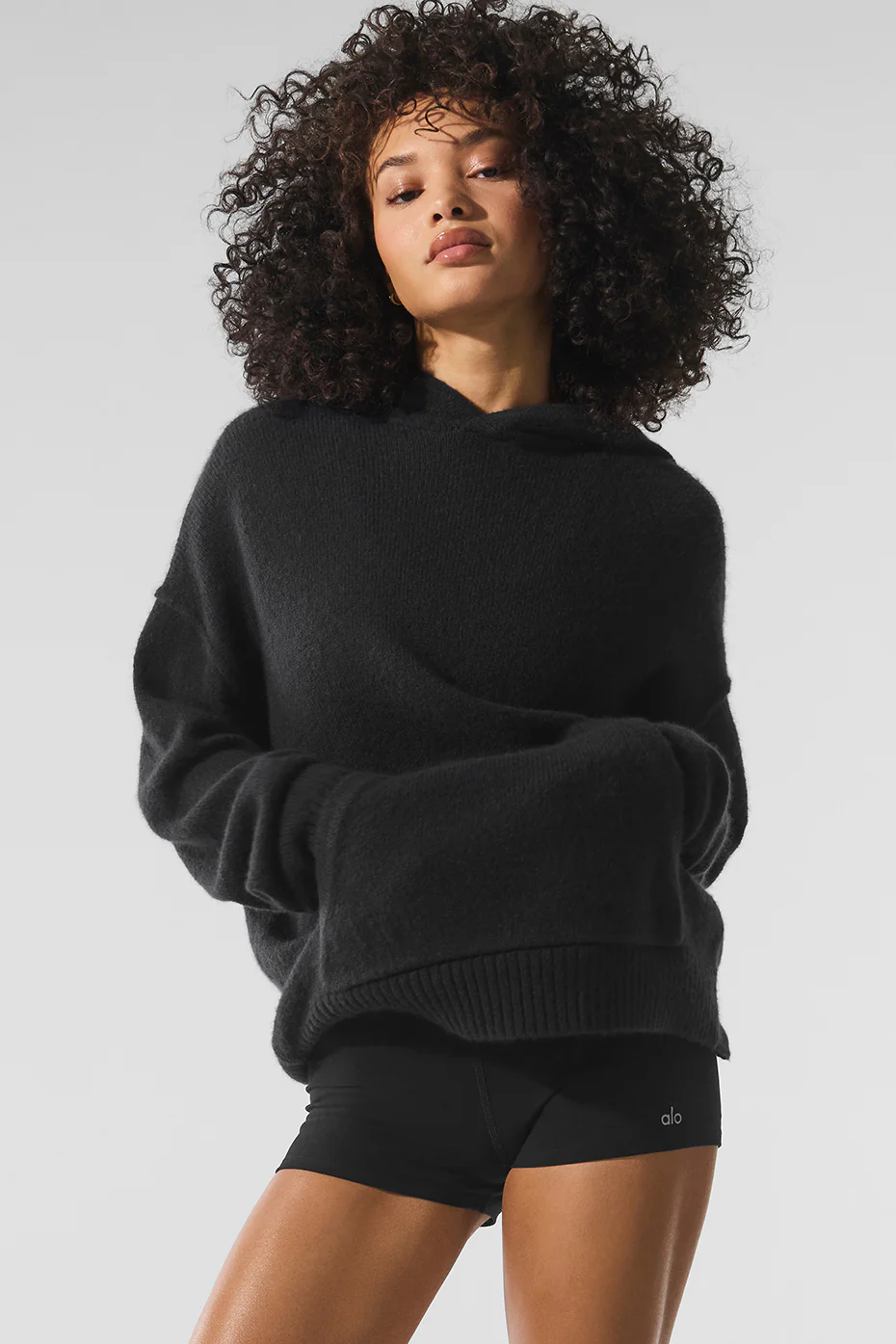 Wool?Cashmere New Class Hoodie - Black