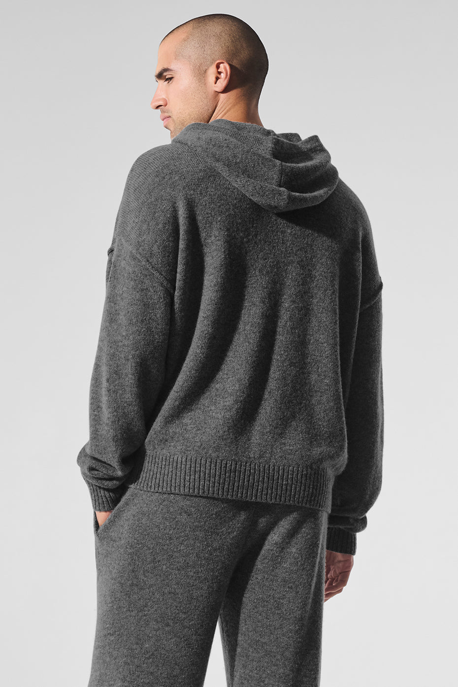 Wool?Cashmere New Class Hoodie - Platinum Grey
