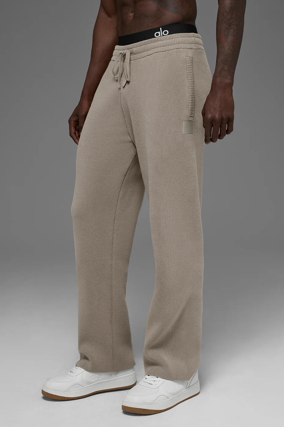 Scholar Straight Leg Sweatpant - Light Cocoa