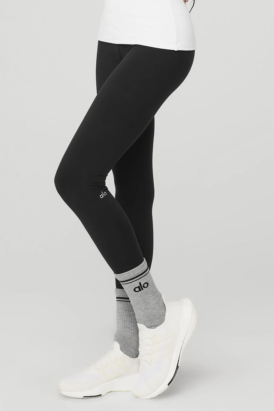 Unisex Throwback Sock - Athletic Heather Grey/Black