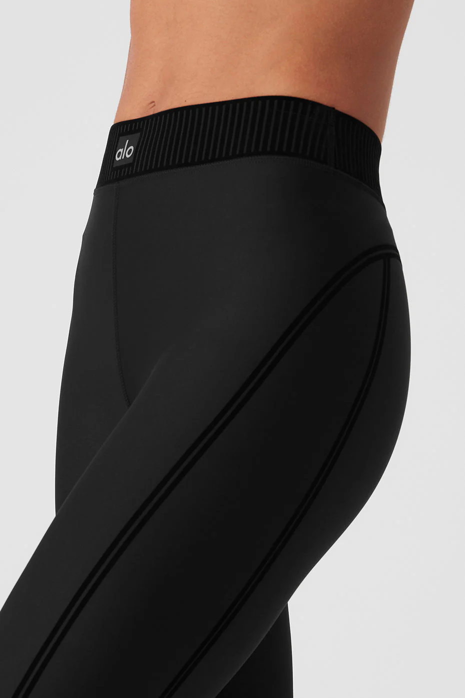 Airlift High-Waist 7/8 Line Up Legging - Black