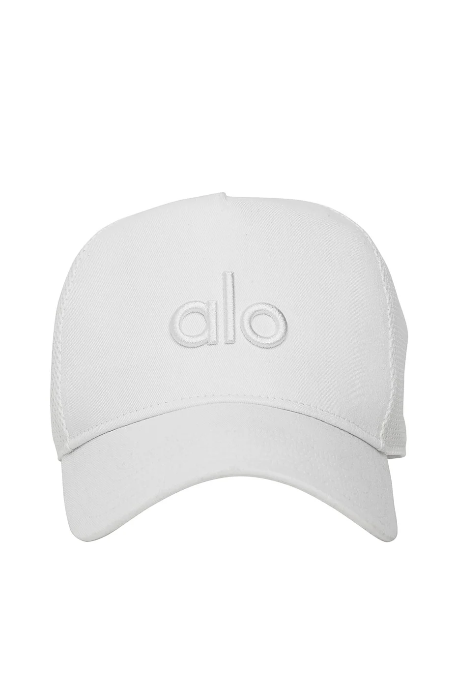 District Trucker Hat - White/White