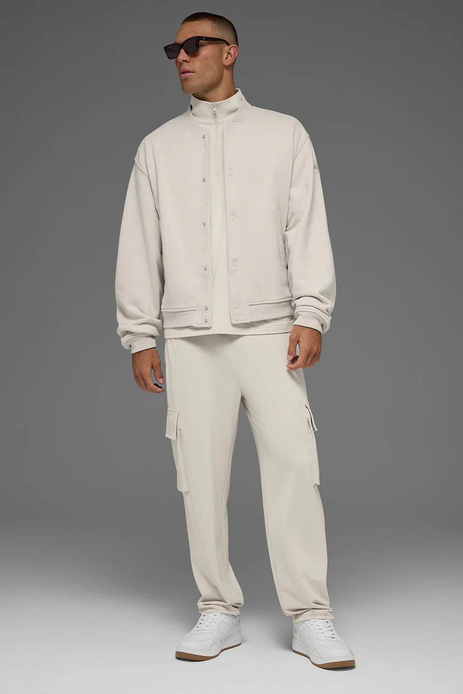 Renown Varsity Jacket - Bone