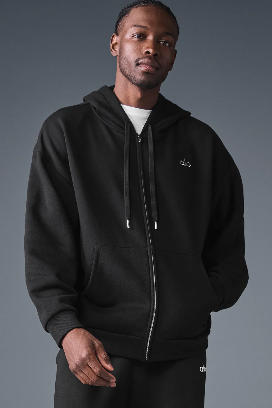 Accolade Full Zip Hoodie - Black