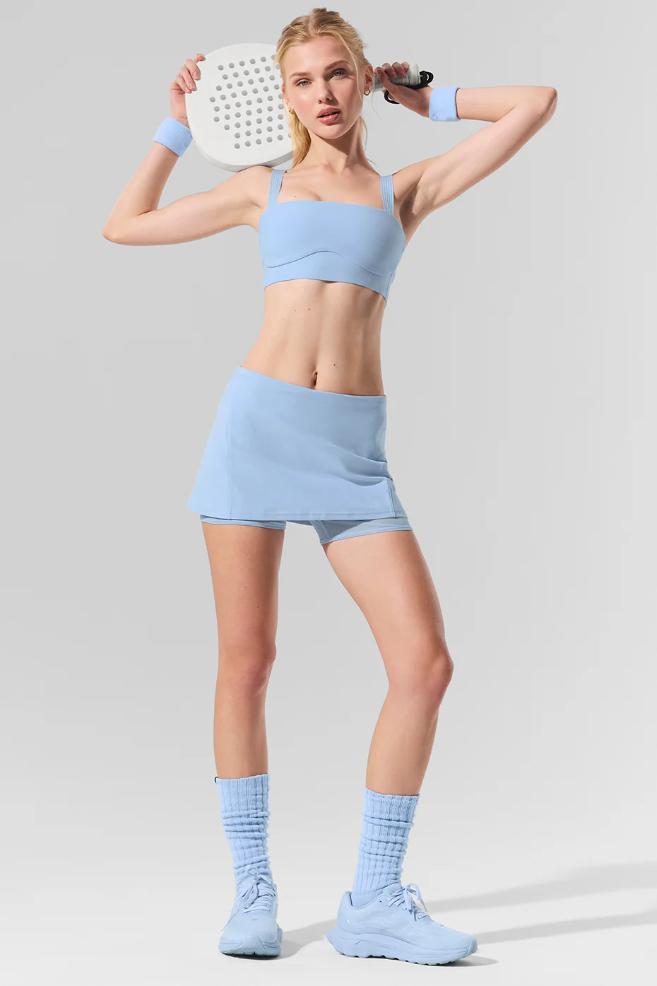 Alosoft Serve It Up Bra - Seashell Blue