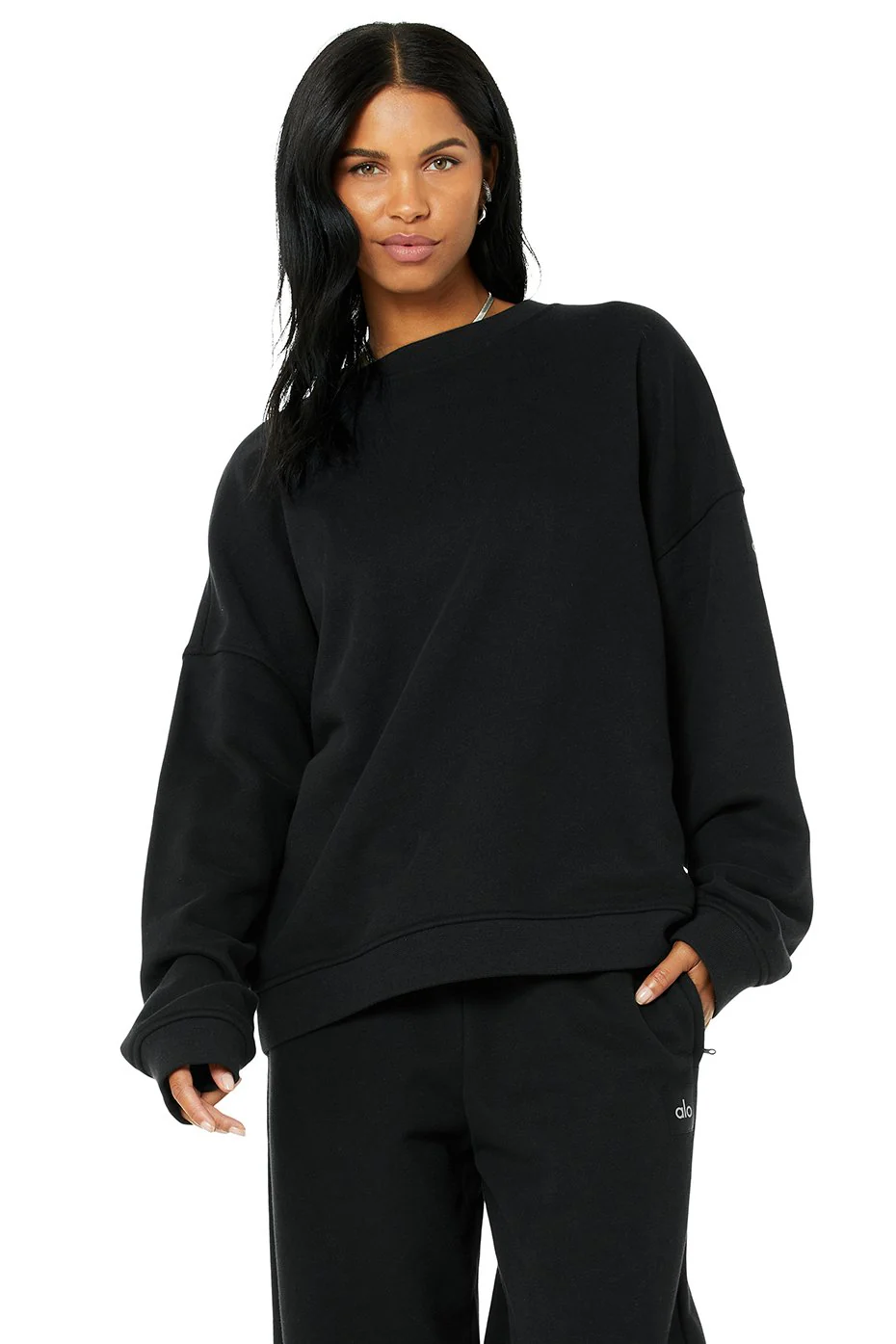 Renown Heavy Weight Crew Neck Pullover - Black