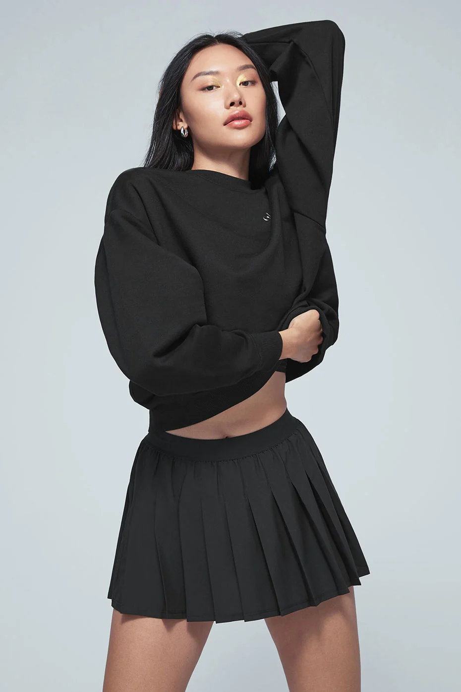 Accolade Crew Neck Pullover - Black