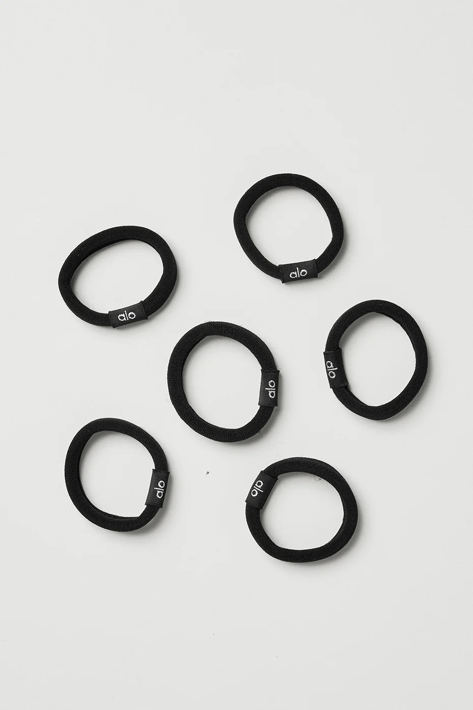 Untangled Hair Tie 6-Pack - Black