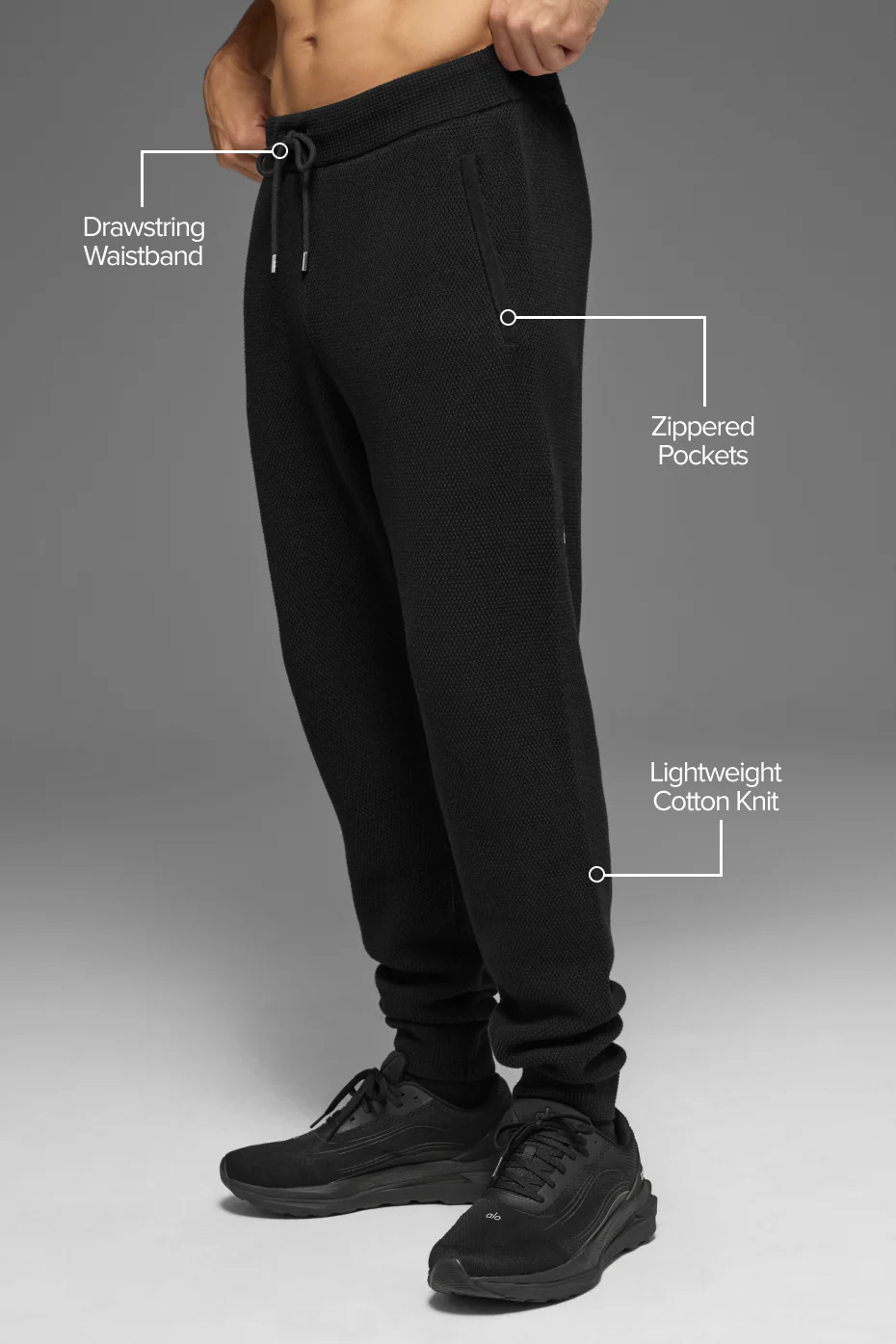 Sports Club Jogger - Black