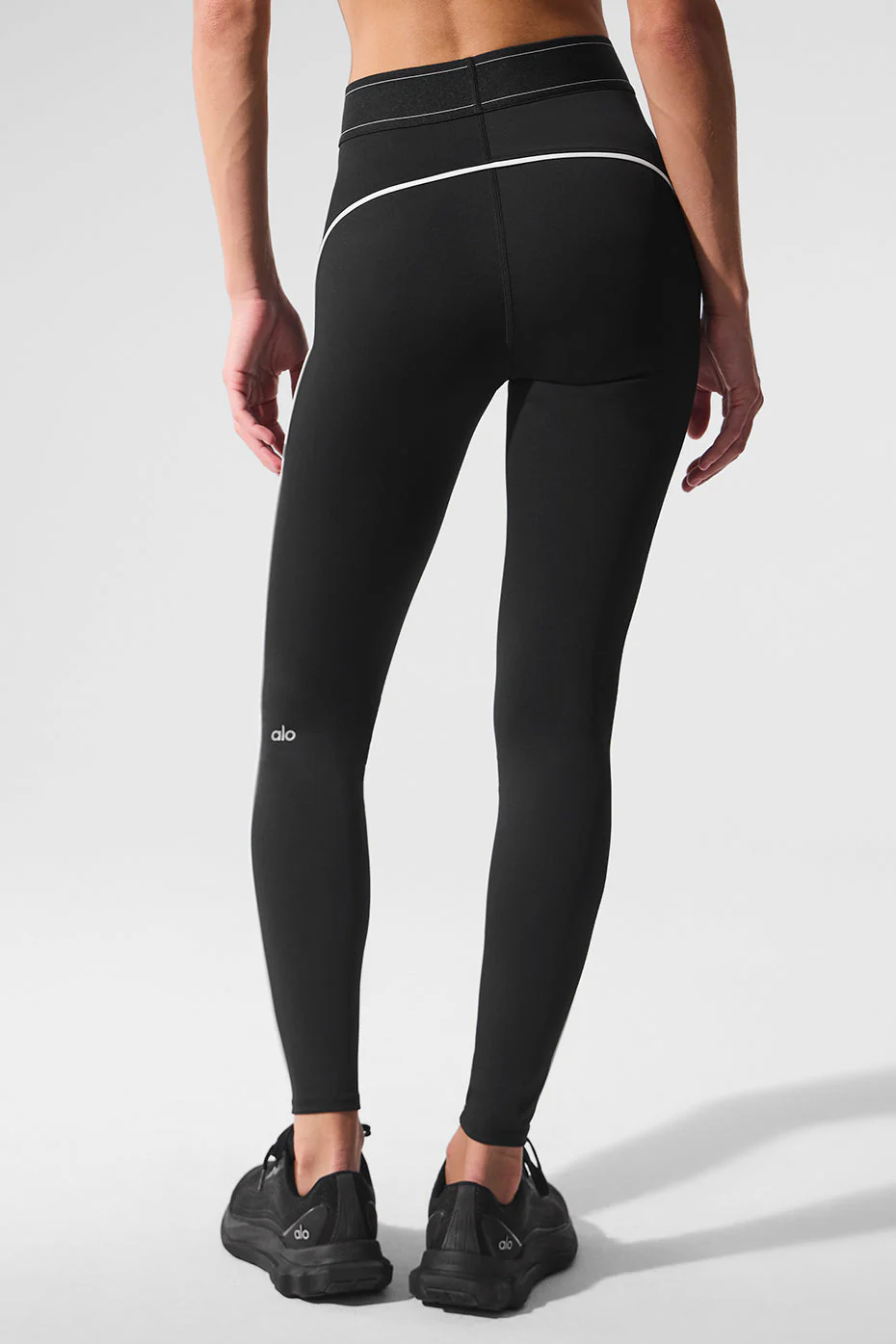 Airlift High-Waist Suit Up Legging - Black/White
