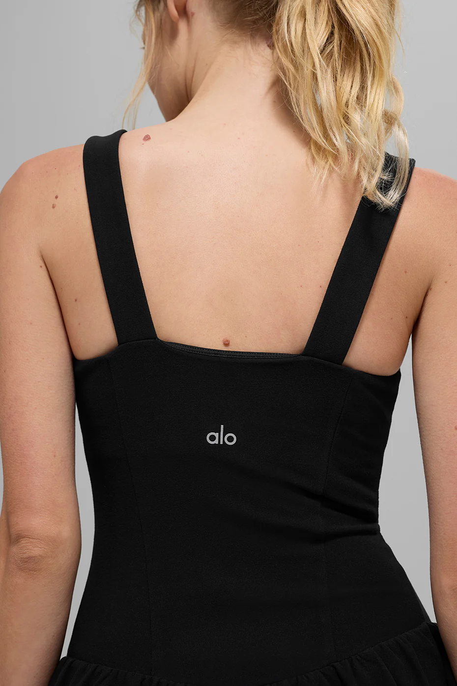 Alosoft Break Point Tennis Dress - Black