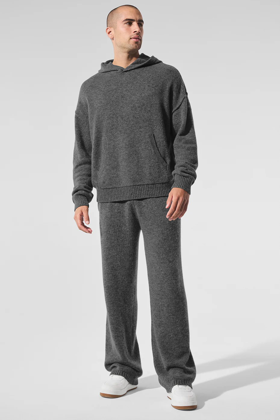 Wool?Cashmere New Class Hoodie - Platinum Grey