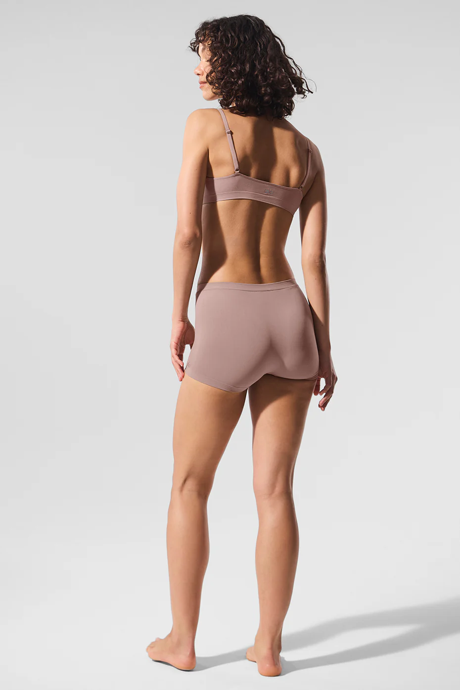 Sheer Glow Boyshort - Taupe