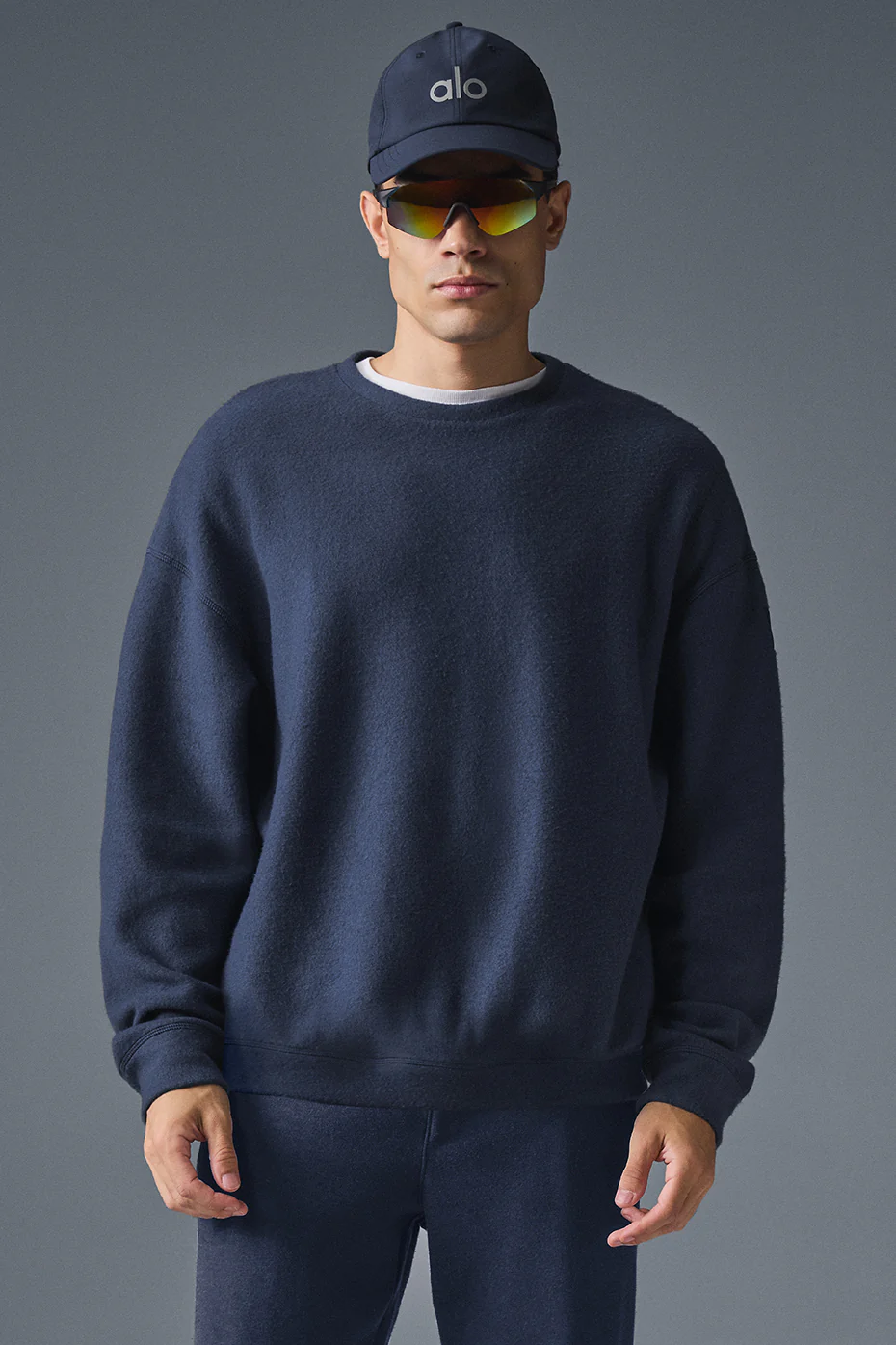 Triumph Restore Crew Neck Sweatshirt - Navy