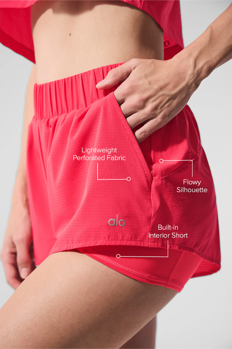 Sport Star Short - Candy Red