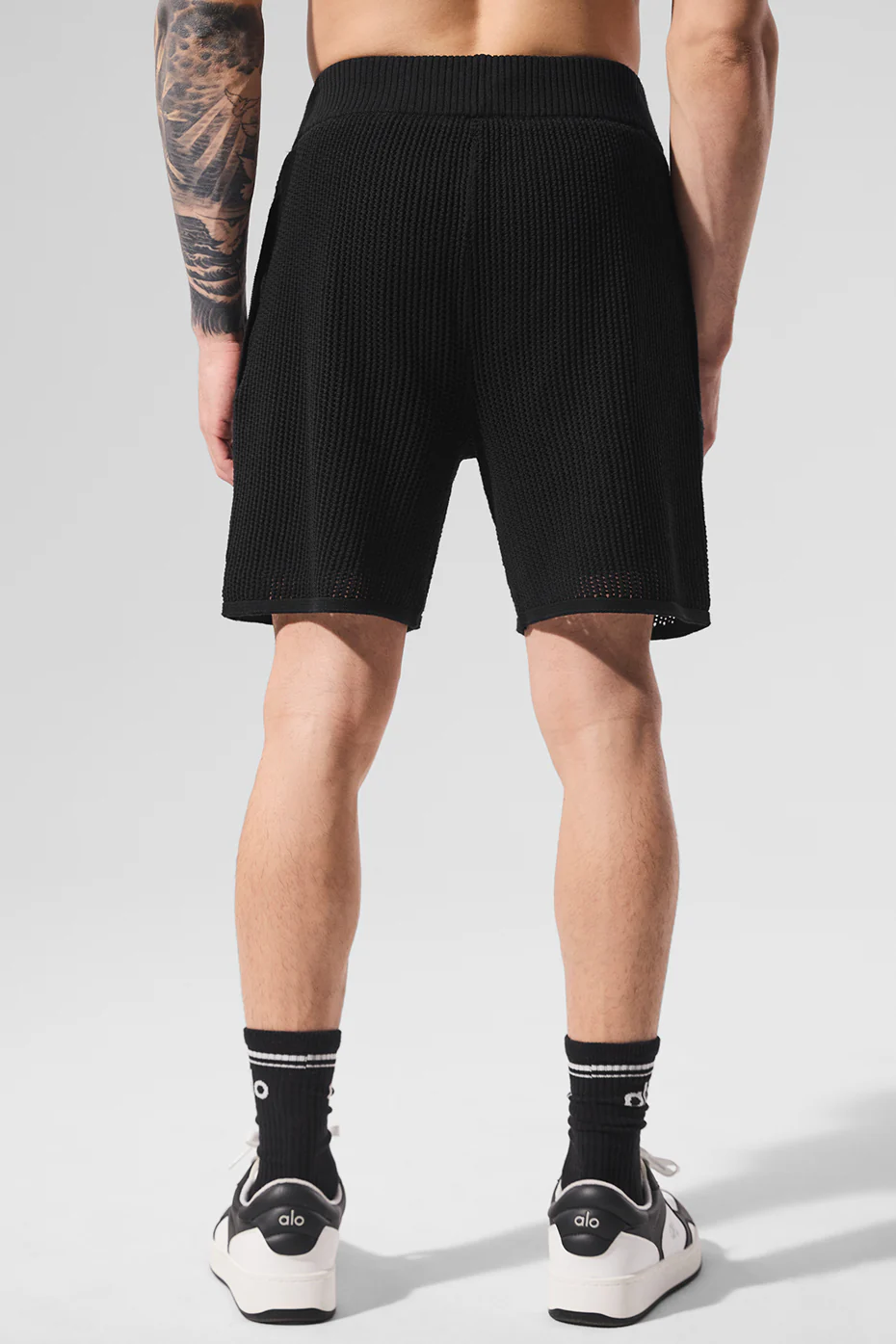 Open-Knit Short - Black