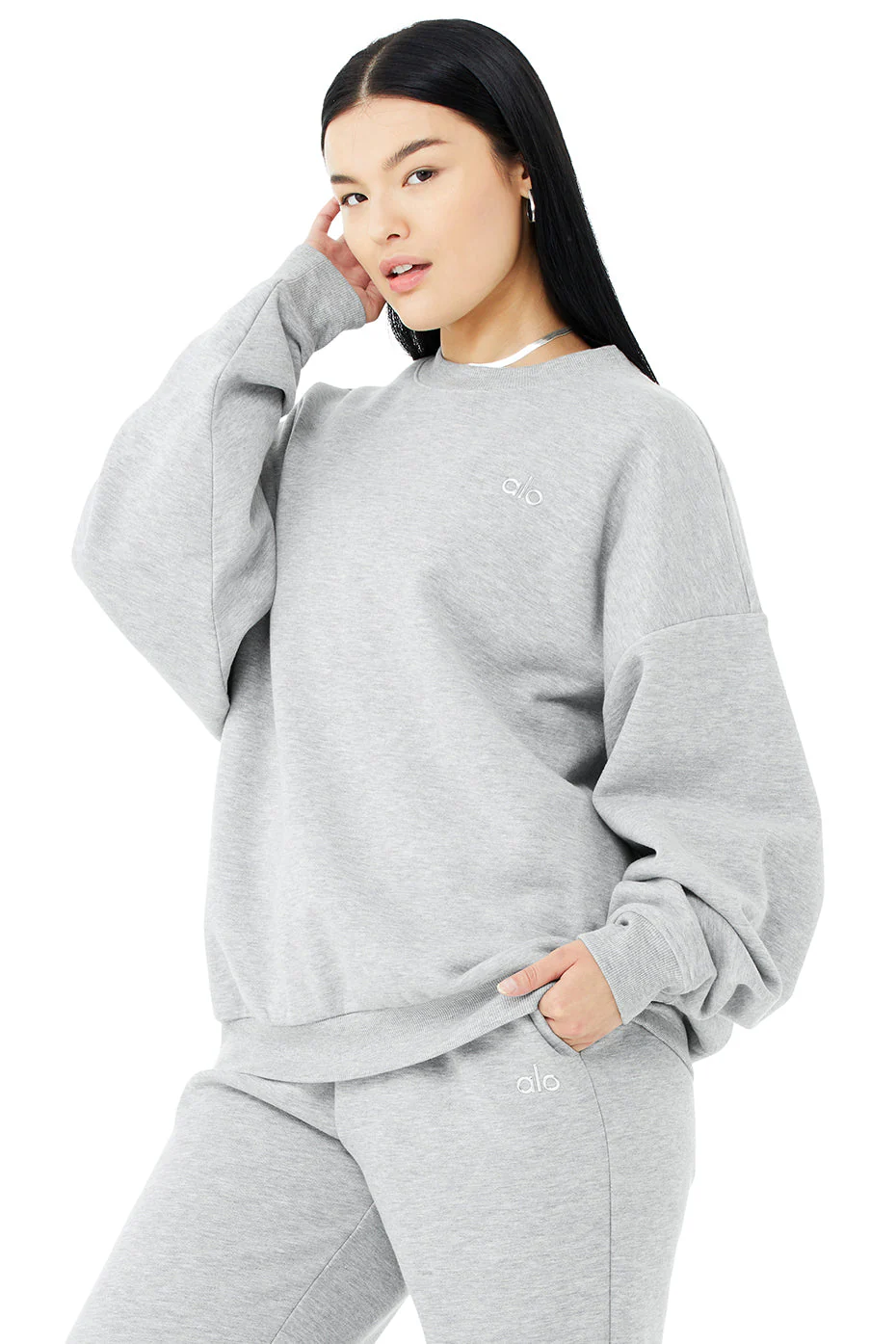 Accolade Crew Neck Pullover - Athletic Heather Grey