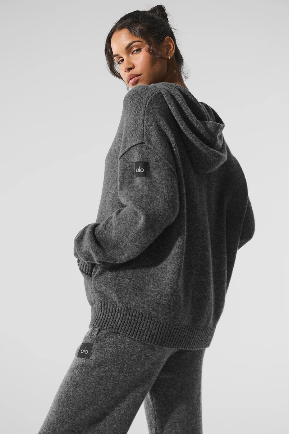 Wool?Cashmere New Class Hoodie - Platinum Grey