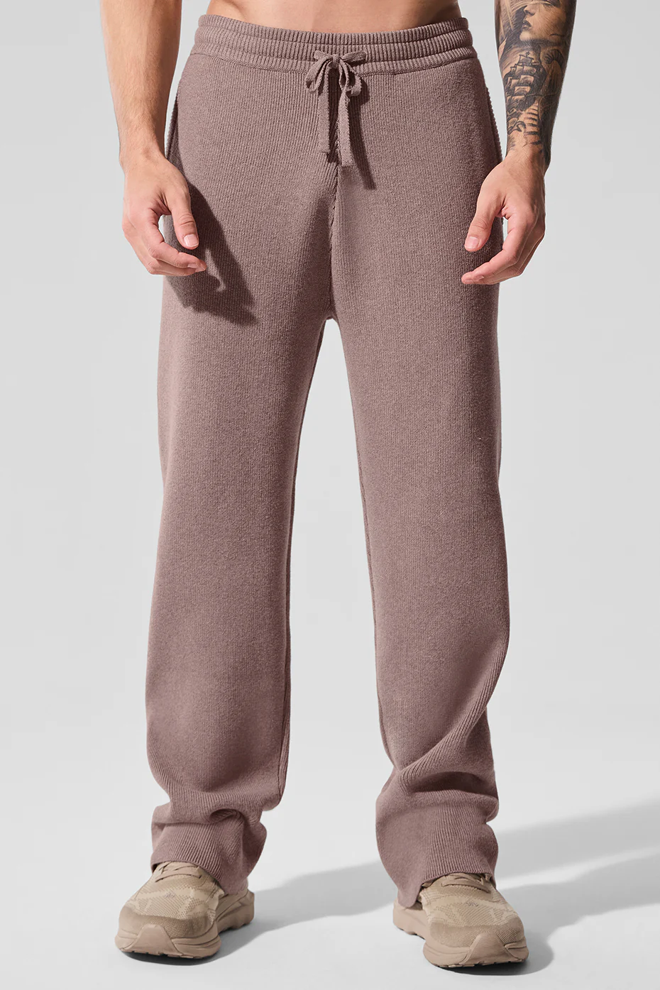 Scholar Straight Leg Sweatpant - Mushroom Heather