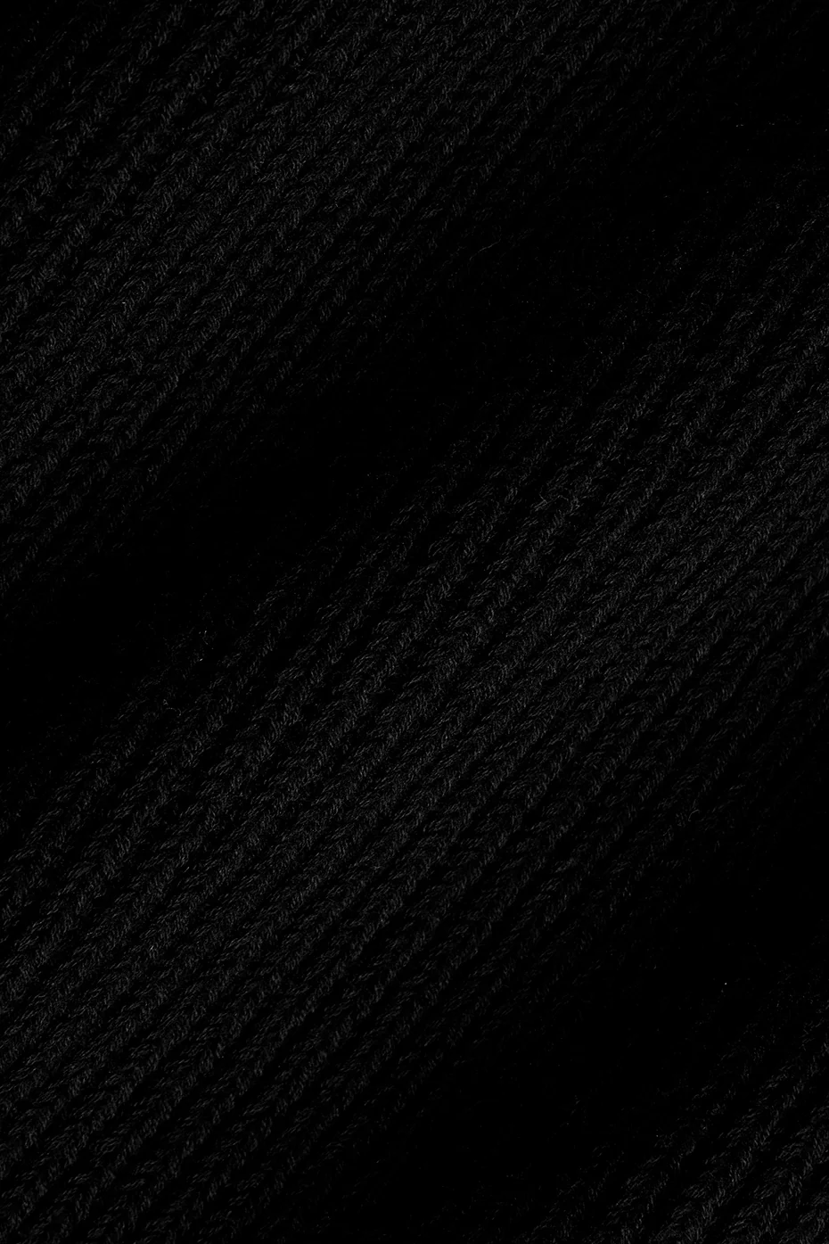 Domain Rib Knit Sweatpant - Black