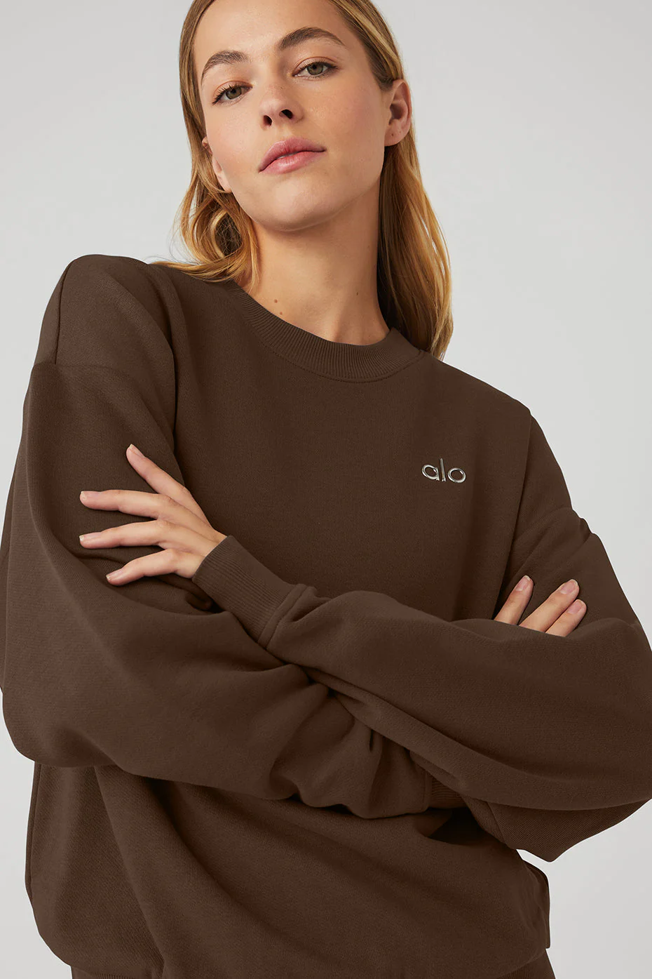 Accolade Crew Neck Pullover - Espresso
