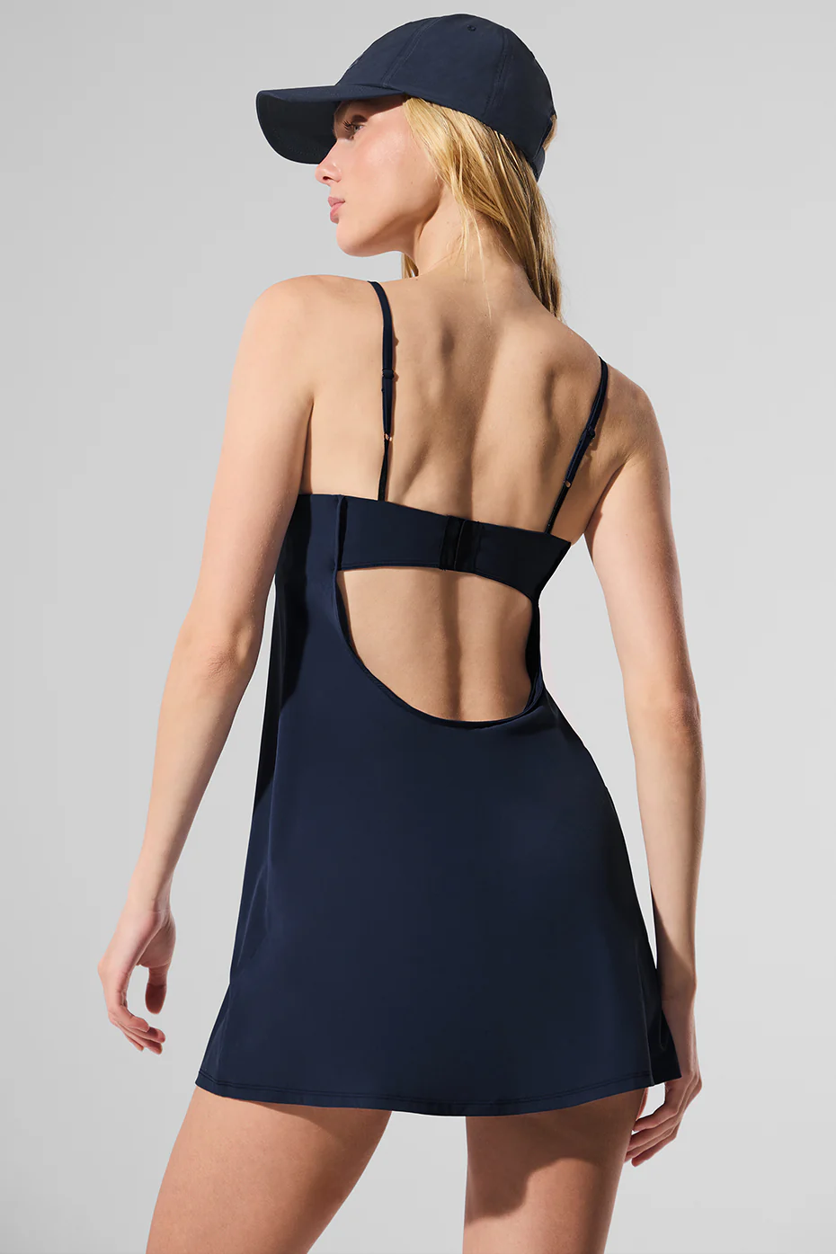 Breezy Tennis Dress - Navy