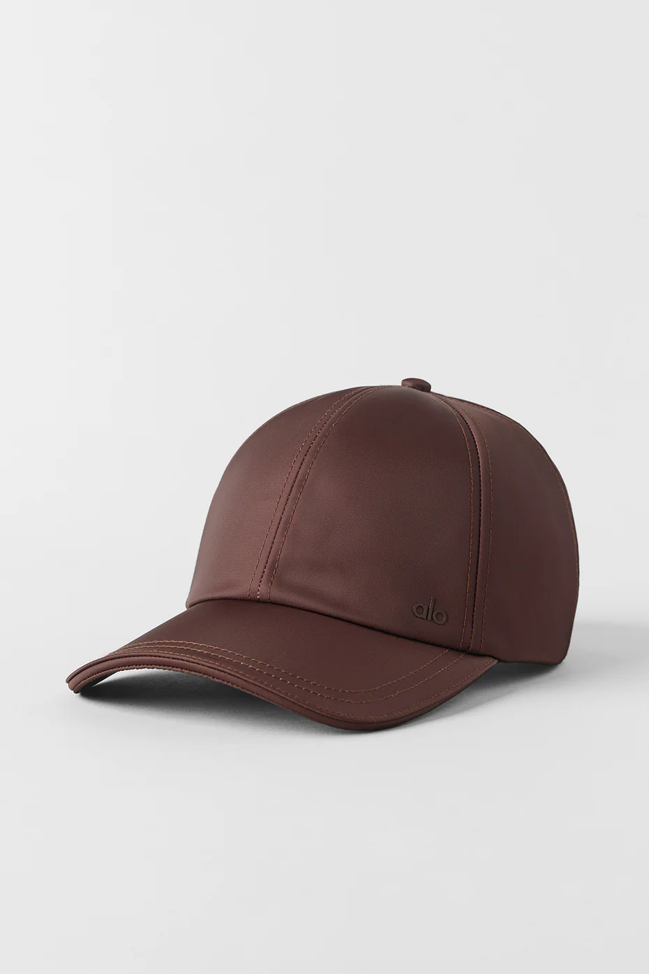 Satin Off-Duty Cap - Brownstone