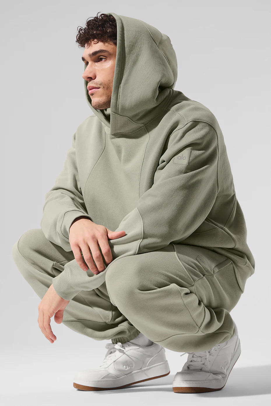 Make Waves Hoodie - Limestone Tonal