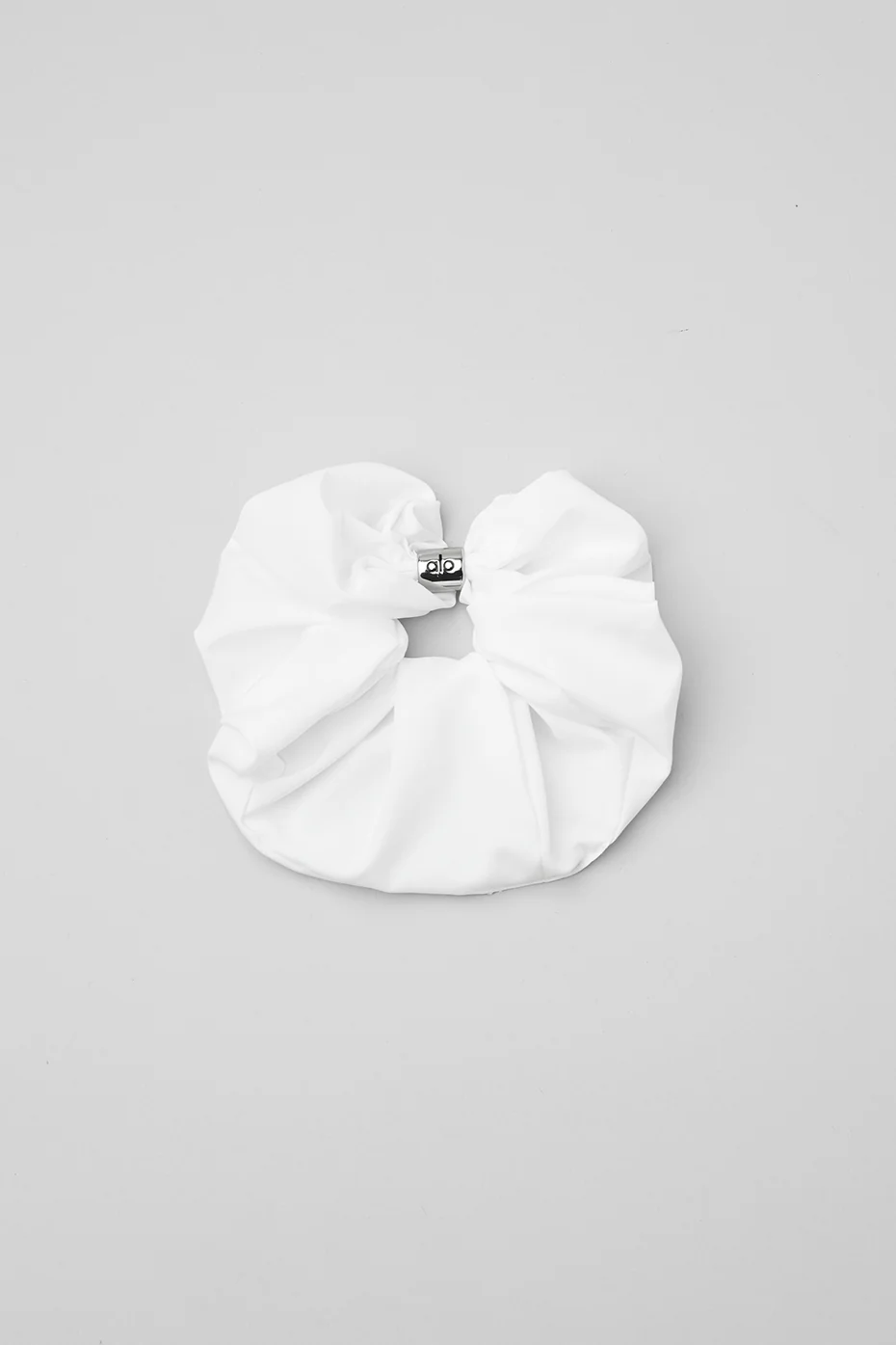 Bead It Oversized Scrunchie - White