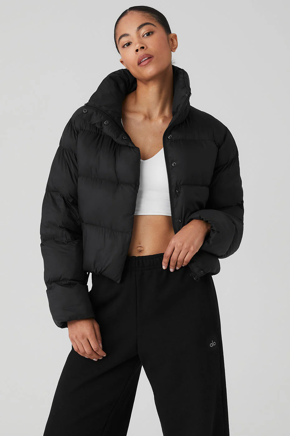 Gold Rush Puffer - Black