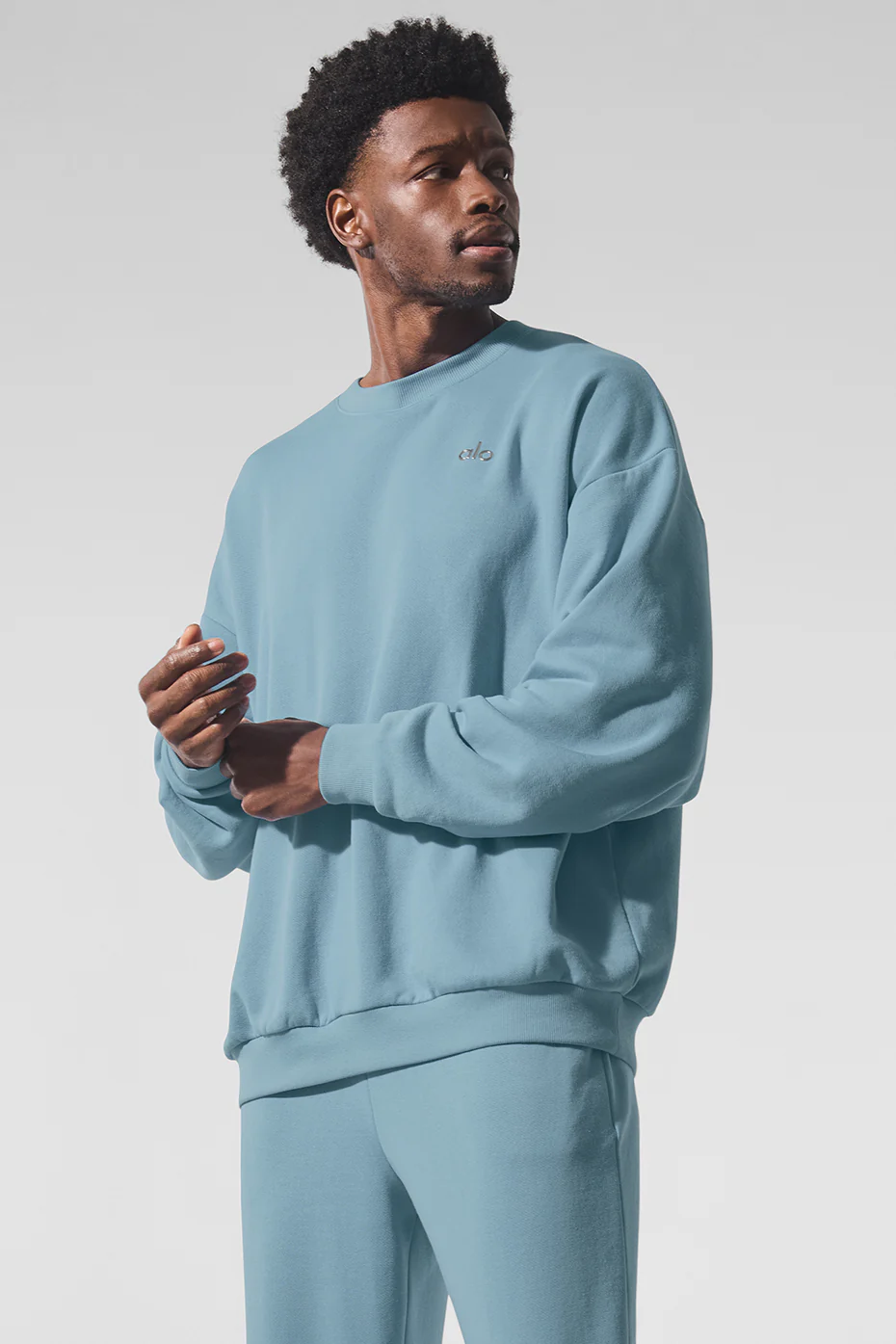Accolade Crew Neck Pullover - Celestial Blue