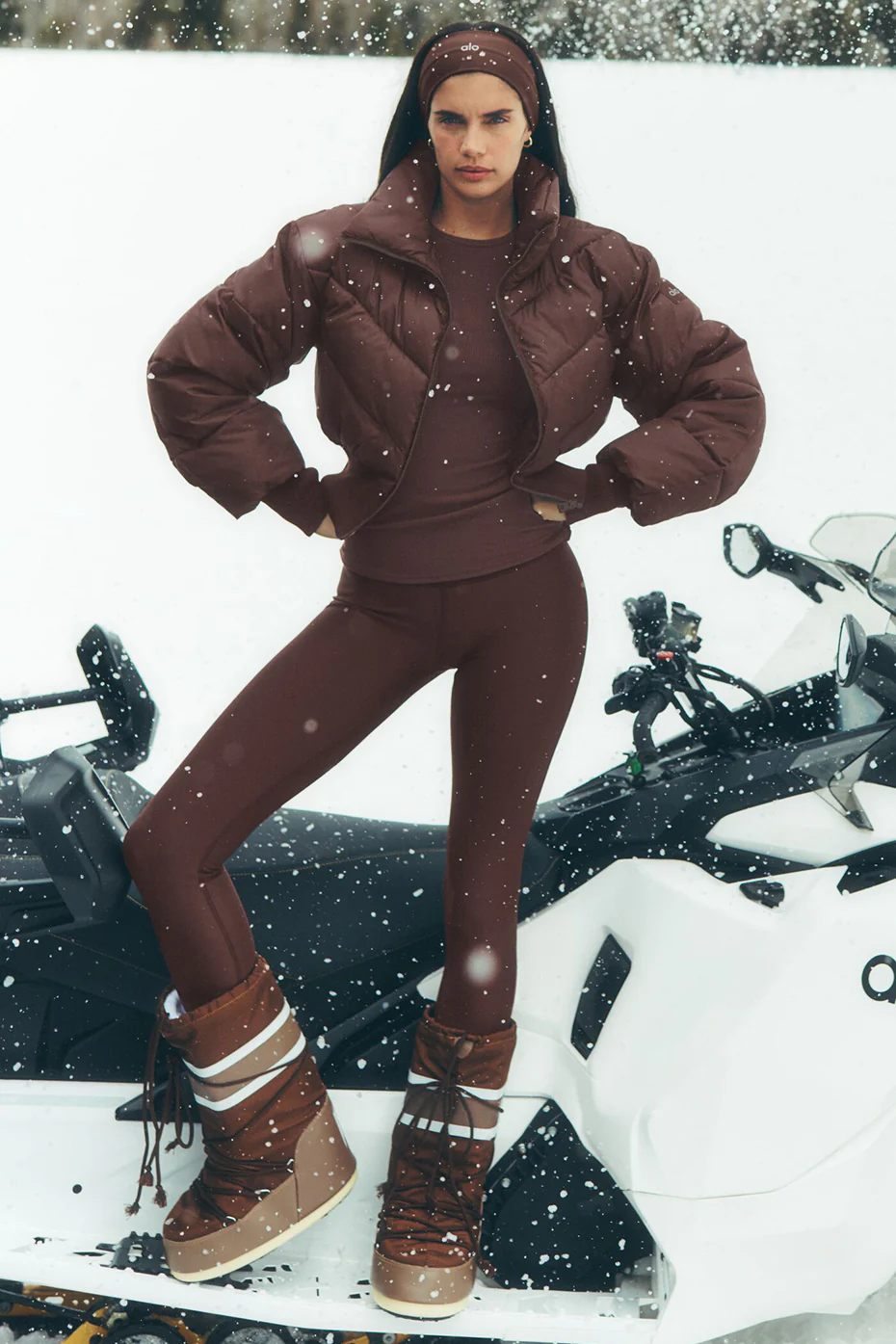 7/8 High-Waist Airlift Legging - Brownstone