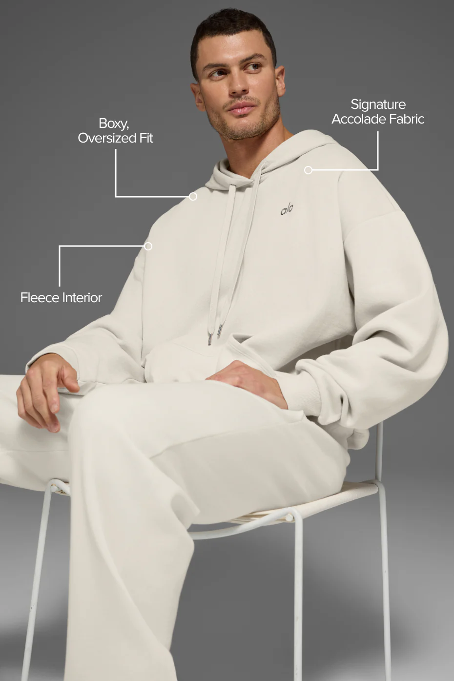 Accolade Hoodie - Bone