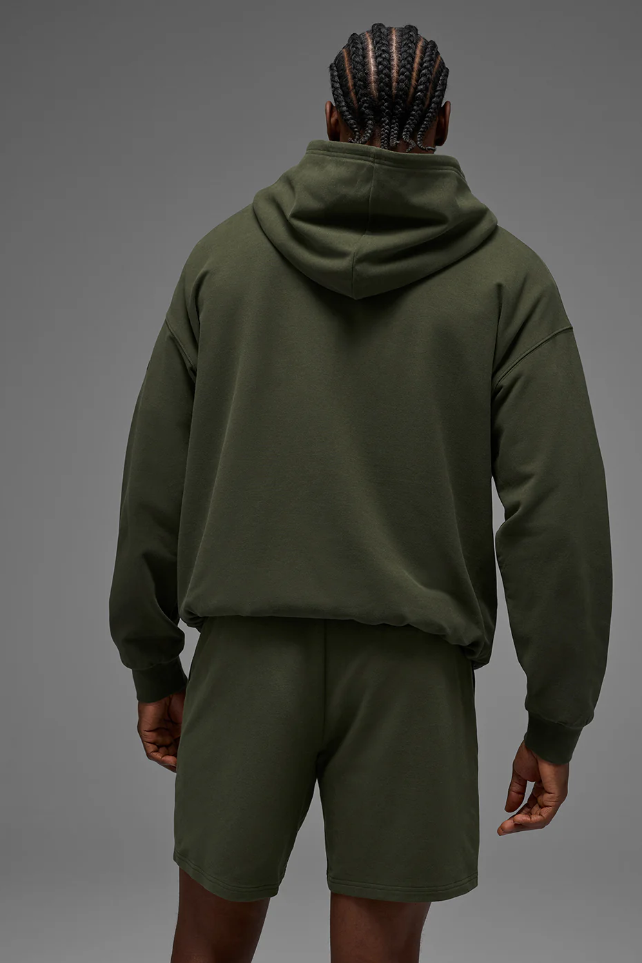 Double Take Hoodie - Green Olive