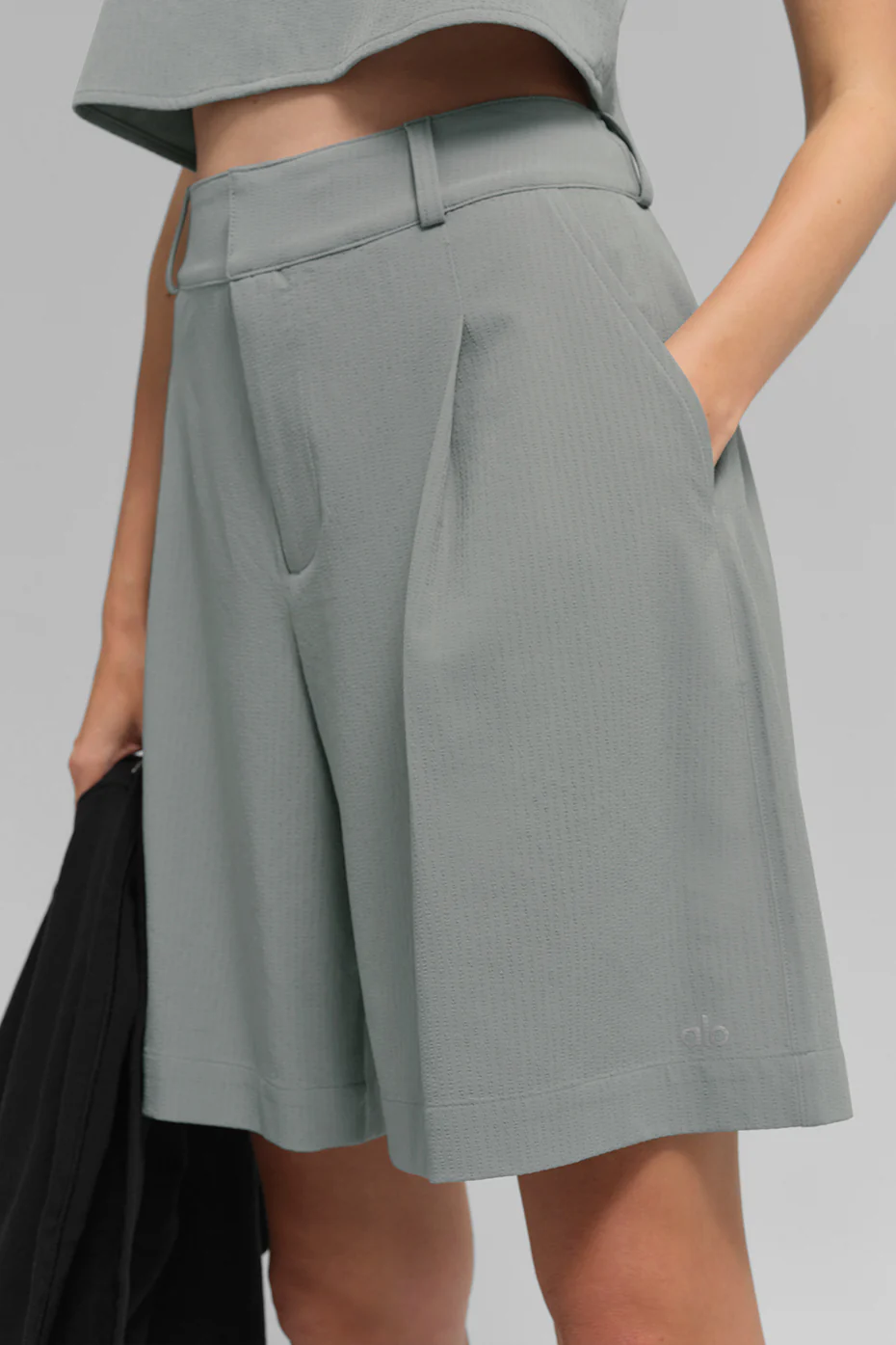 High-Waist Dreamscape Short - Lunar Grey