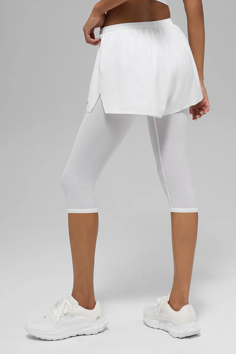 Mesh Front Runner 2 In 1 Short - White