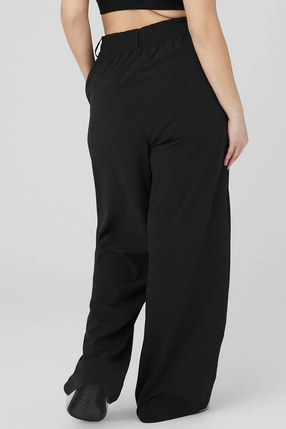 High-Waist Dreamscape Trouser (Long) - Black