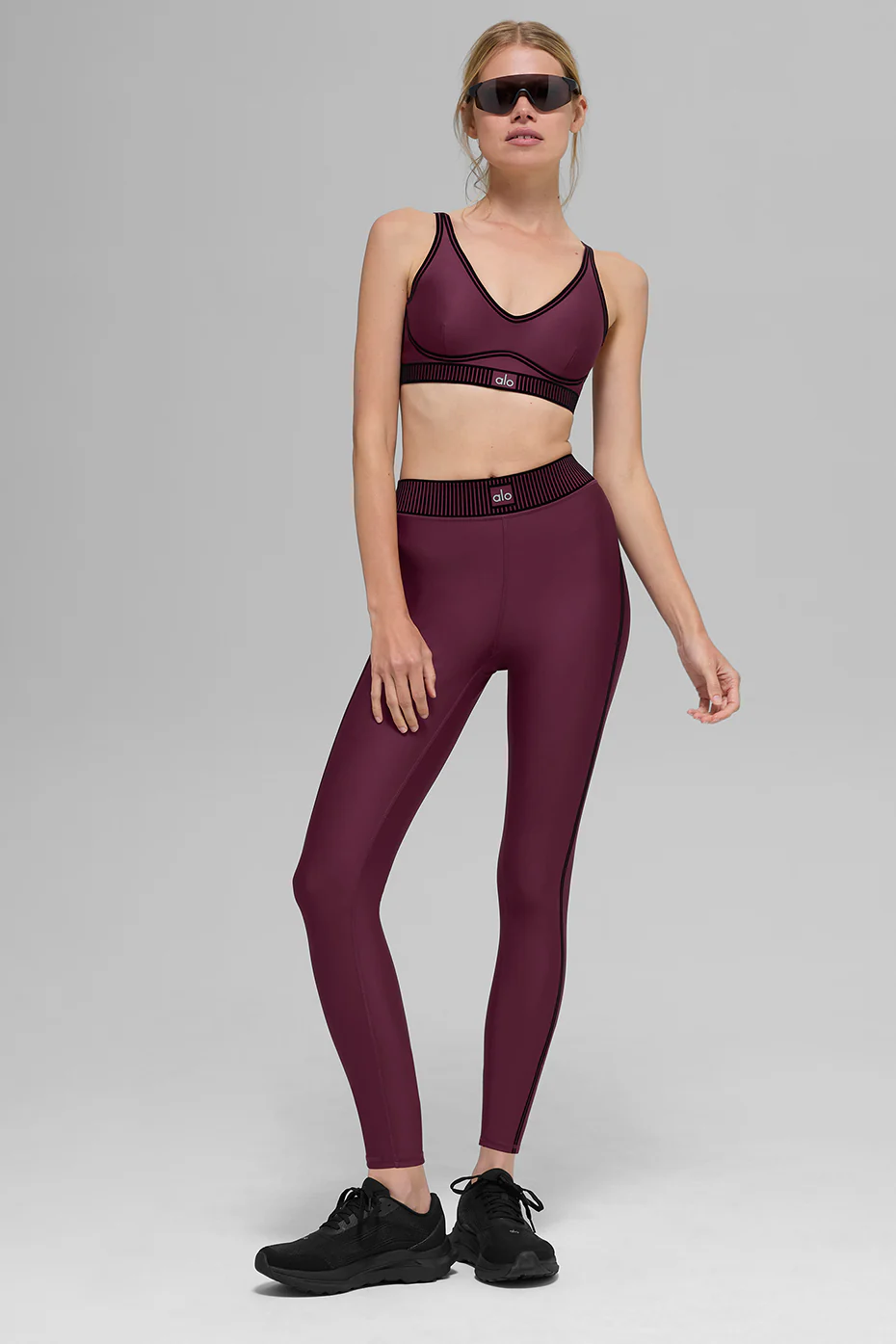 Airlift Line Up Bra - Burgundy