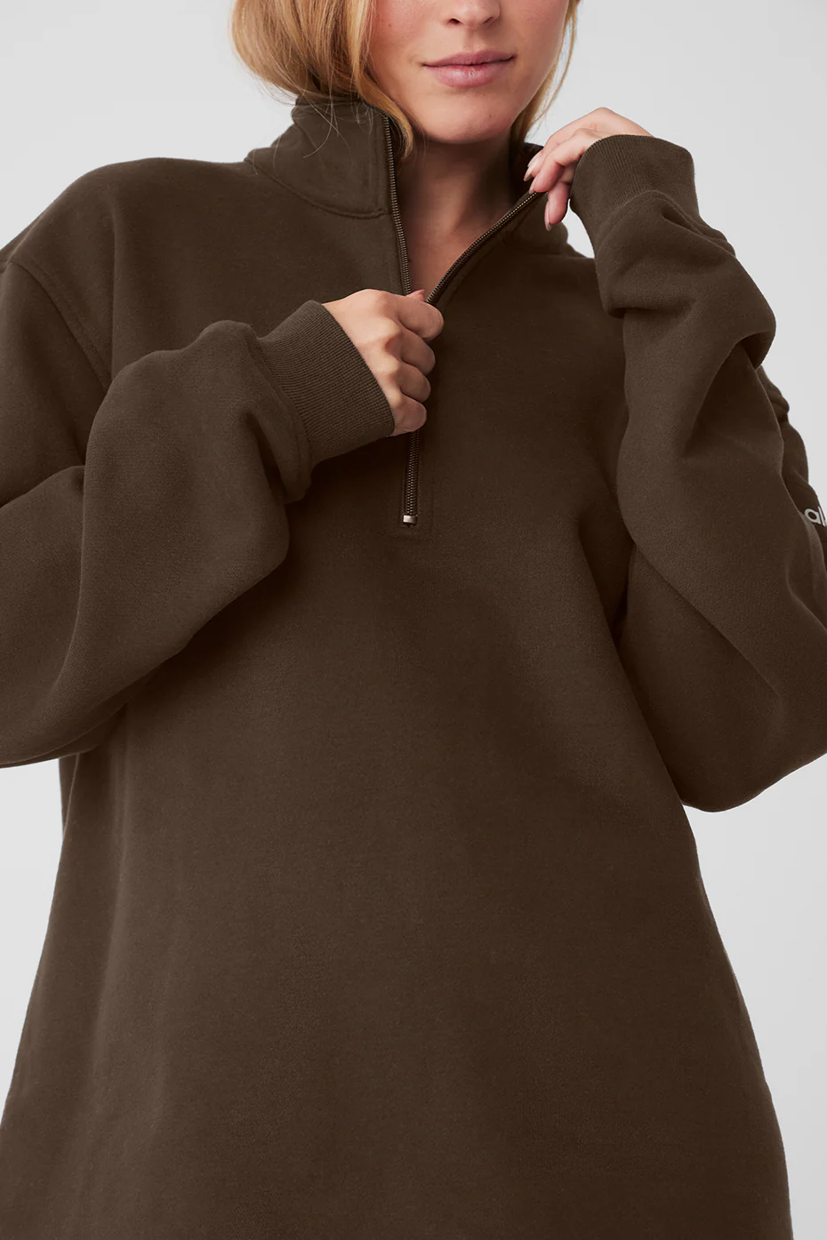 Renown Heavy Weight 1/4 Zip - Espresso