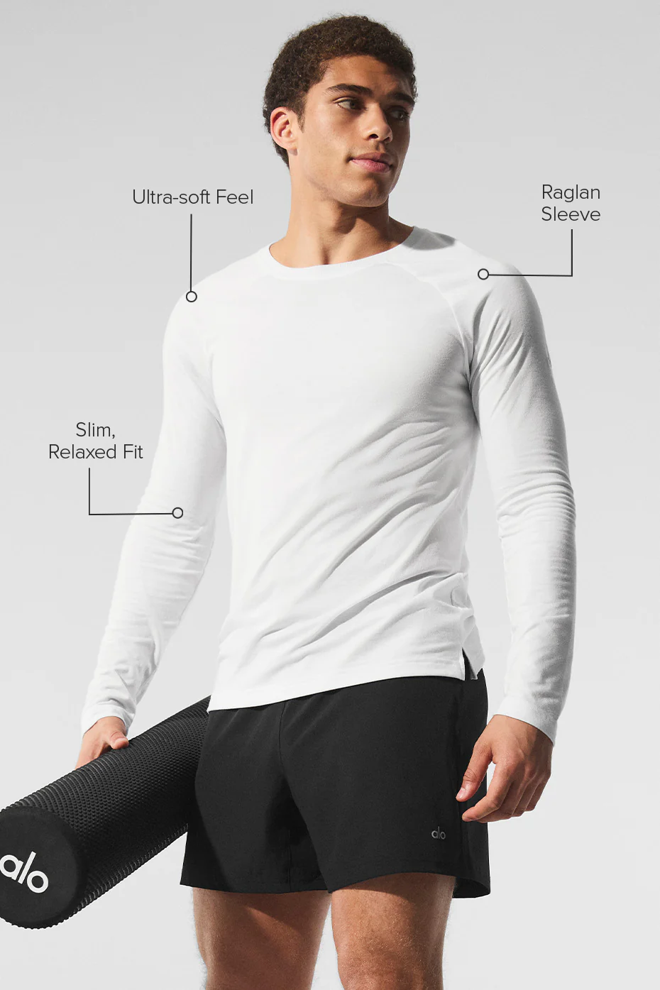 Triumph Long Sleeve Tee - White