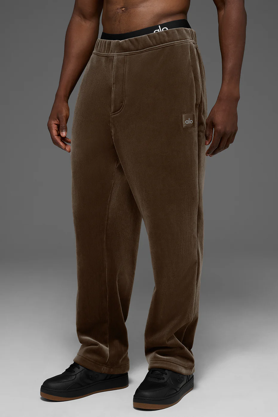 Velour Baller Pant - Espresso