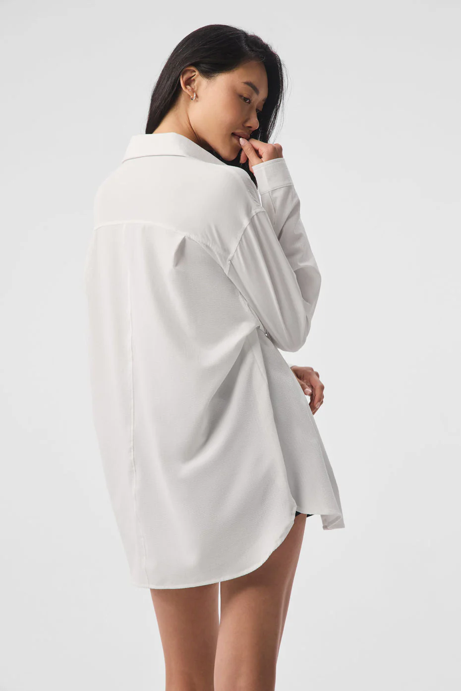 Dreamscape Button Down Long Sleeve - White