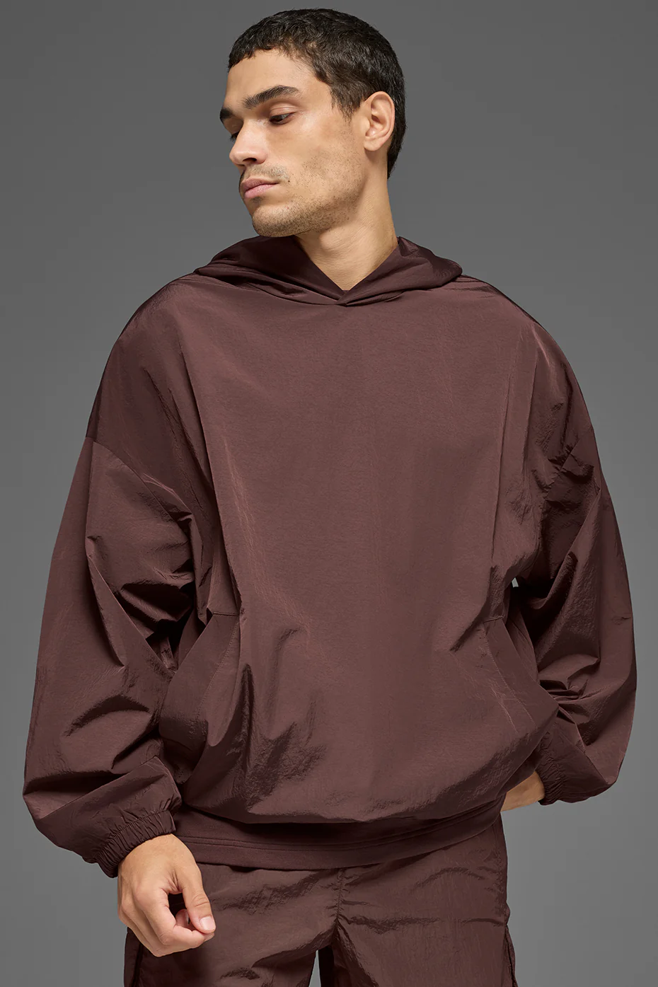 Axis Hooded Pullover - Brownstone